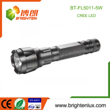 Factory Supply Aluminum Emergency 1*18650 Used Multi-functional Tactical CREE 5W led Torch Light Rechargeable Night Light